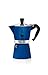 Bialetti 06907 6-Cup Espresso Coffee Maker, Blue