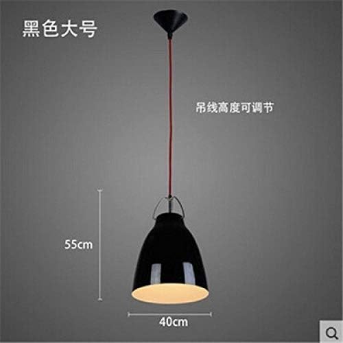 Simple Modern Chandelier Restaurant KFC lamp Creative Caravaggio Large Living Room Bedroom bar Aluminum@Large Black_Without Light Source