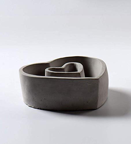 Large Concrete Heart Planter