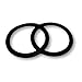 YUKON GROWLERS Replacement Silicone Gaskets for 64 oz Beer Growler - Original Lid Only - 2-pack of Gaskets