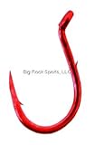 Gamakatsu 04307 Single Egg Loose Hooks (10 Pack), Size 6, Red
