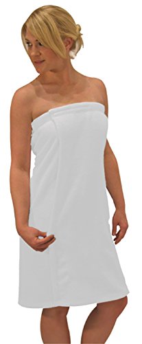 Blue Star Clothing Women s 3 Piece Bath Body Plush Towel Wrap Spa Set | Adjustable Fastener, Hair Towel Twist, Loofah/Bath Body Sponge