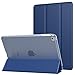 MoKo Case Fit New iPad Mini 5 2019 (5th Generation 7.9 inch), Slim Lightweight Smart Shell Stand Cover with Translucent Frosted Back Protector, with Auto Wake/Sleep - Navy Blue
