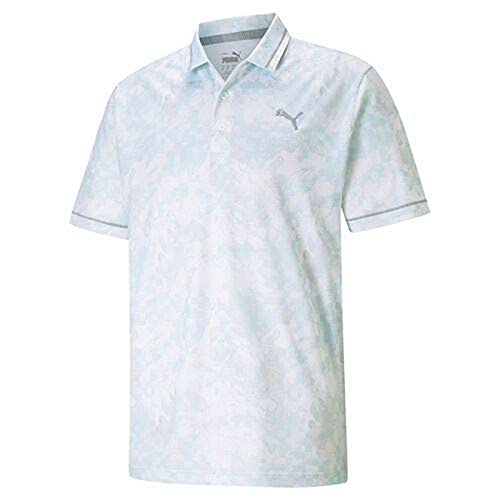 PUMA Men's Standard Tech Pique Botanical Polo, High Rise-Blue Glow, Double  Extra Large in Oman | Whizz