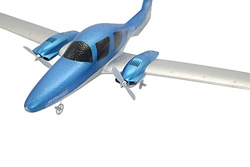 RC Helicopter Flying Toys,Racing Propel Drones Remote Control GD006 2.4G 3-Axis Gyro 548mm Wingspan DIY Glider Fixed Wing Airplane RC Drone RC Quadcopter for Beginner Adults Kids Large (Blue)