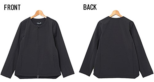 【数量限定】(キャバリア)CavariA シャークスキンボンディング加工ノーカラーMA-1ジャケット