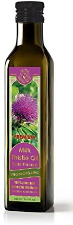 Milk Thistle Oil Cold Pressed Virgin Organic 16.9 fl oz/500 ml