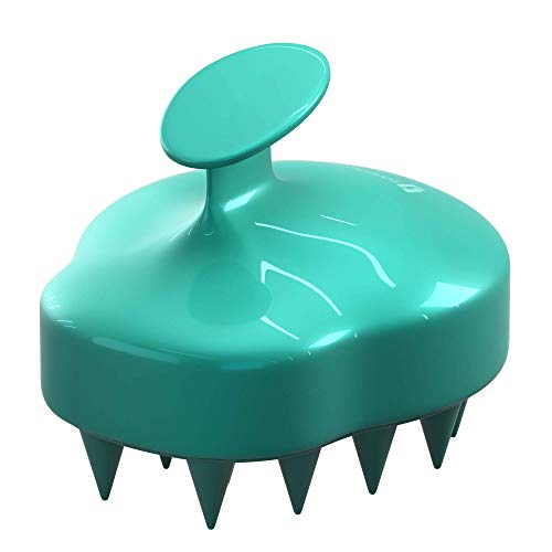 Hair Scalp Massager Shampoo Brush - Head Scrubber Brushes and Massagers with Soft Silicone Bristle for Deep Daily Cleaning (Wet and Dry) - Personal Care Massage Products for Men, Women, Baby and Pets