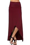 2LUV Women's Trendy Knit Hi-Low Wrap Skirt