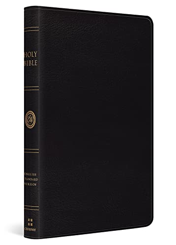 ESV Thinline Bible, Red Letter (Bonded Leather, Black): Holy Bible, English Standard Version