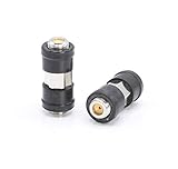 THE CIMPLE CO - Weather Sealed Cable Extension Coupler | 10 Pack | Cable Extension Adapter (Barrel Splice - Coupler) | Connects Two Coaxial Video Cables (Female to Female Connector) 3GHz Rated