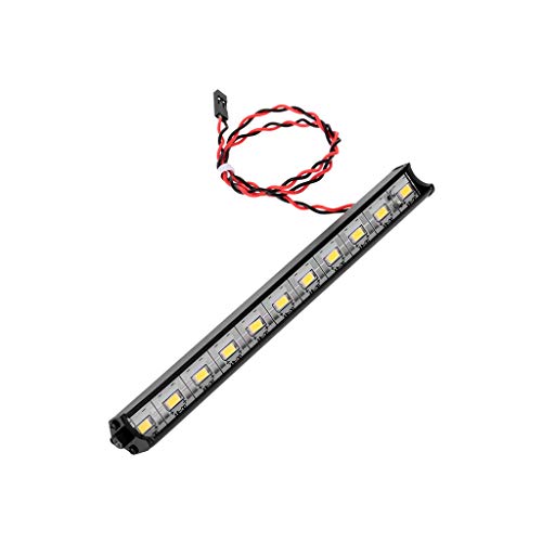 LtrottedJ Metal Roof Lamp LED 150mm Light Bar for 1/10 Traxxas HSP Redcat SCX10 D90