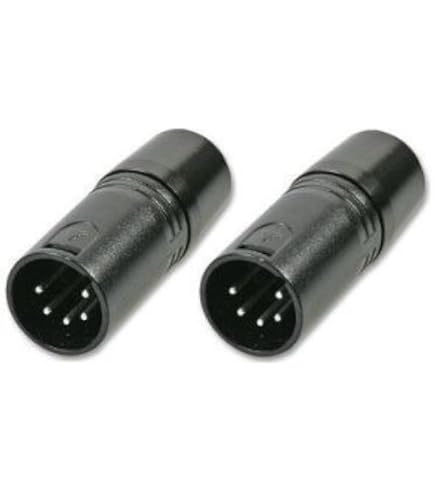 Amazon.com: 3 Pin DMX Terminators 2 Per Pack,Black : Musical