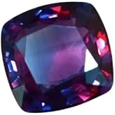 10.30 Ct Natural Flawless Russian Color Changing Alexandrite Cushion Gemstone for Jewelry Making