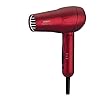 Conair-MiniPRO-Folding-Handle-Tourmaline-Ceramic-Styler-Hair-Dryer-Red Conair miniPRO Tourmaline Ceramic Hair Dryer with Folding Handle, Travel Hair Dryer, Red