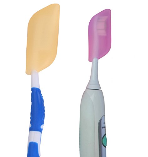 V-TOP Silicone toothbrush case covers Pack of 6, great for home and outdoor - Thumbnail 2