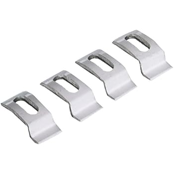 Prime-Line Storm Door Panel Clip With Screws, 1/4 In., Aluminum (8-pack) T 8724 - The Home Depot