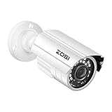 ZOSI 1080P HD 1920TVL Hybrid 4-in-1 TVI/CVI/AHD/960H CVBS CCTV Camera 24PCS IR-LEDs Security Day/Night Weatherproof Bullet Surveillance Cameras For HD-TVI, AHD, CVI, and CVBS/960H analog DVR (White)