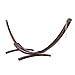 Lazy Daze Hammocks 14 FT Outdoor Arc Wood Hammock Stand, 2 Person Russian Pine Hardwood Hammock Stand with Hooks and Chains, for Home Patio Garden Yard Picnic Camp, 450lb Capacity