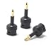 Cables 3PCS Fiber Optic Toslink to 3.5mm Mini Connector Adapter primary