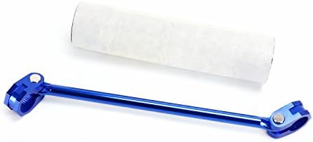 SUCAN Handle Bar Cross Brace + Roud Handlebar Bar Pad Fit WR450F WR250X WR250R Dirt Bike (300MM, Blue)