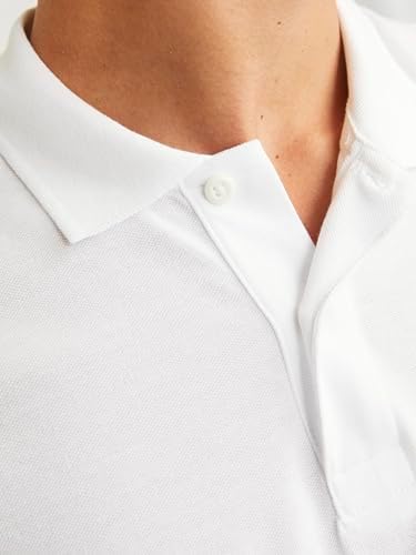 Homme Jjebasic Noos Polo, Blanc, L EU