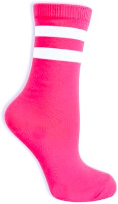neon dress socks Men's Colorful Combed Cotton Crew Socks Dress Neon Vivid Color Crazy Fashion Socks 4-PACK Green / X-Large