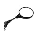 Triclicks Motorcycle Rear View Side Mirrors Folding Round Mirrors For Harley Suzuki Yamaha Honda Kawasaki ATV Electric Bicycles Scooters w/ 8mm and 10mm Thread, Black
