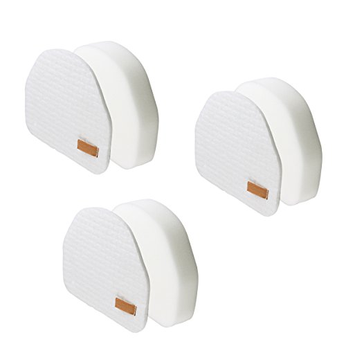 Vacuum Filter Replacement for Shark Rocket NV450 NV451 NV472 NV480 NV482 3Pack Professional Vacuum Filter Part # XFF450, Aunifun