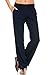 Poplooks Women's Comfy Fold Over Linen Pants