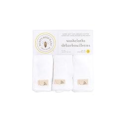 Burt's Bees Baby Washcloths, Absorbent Knit