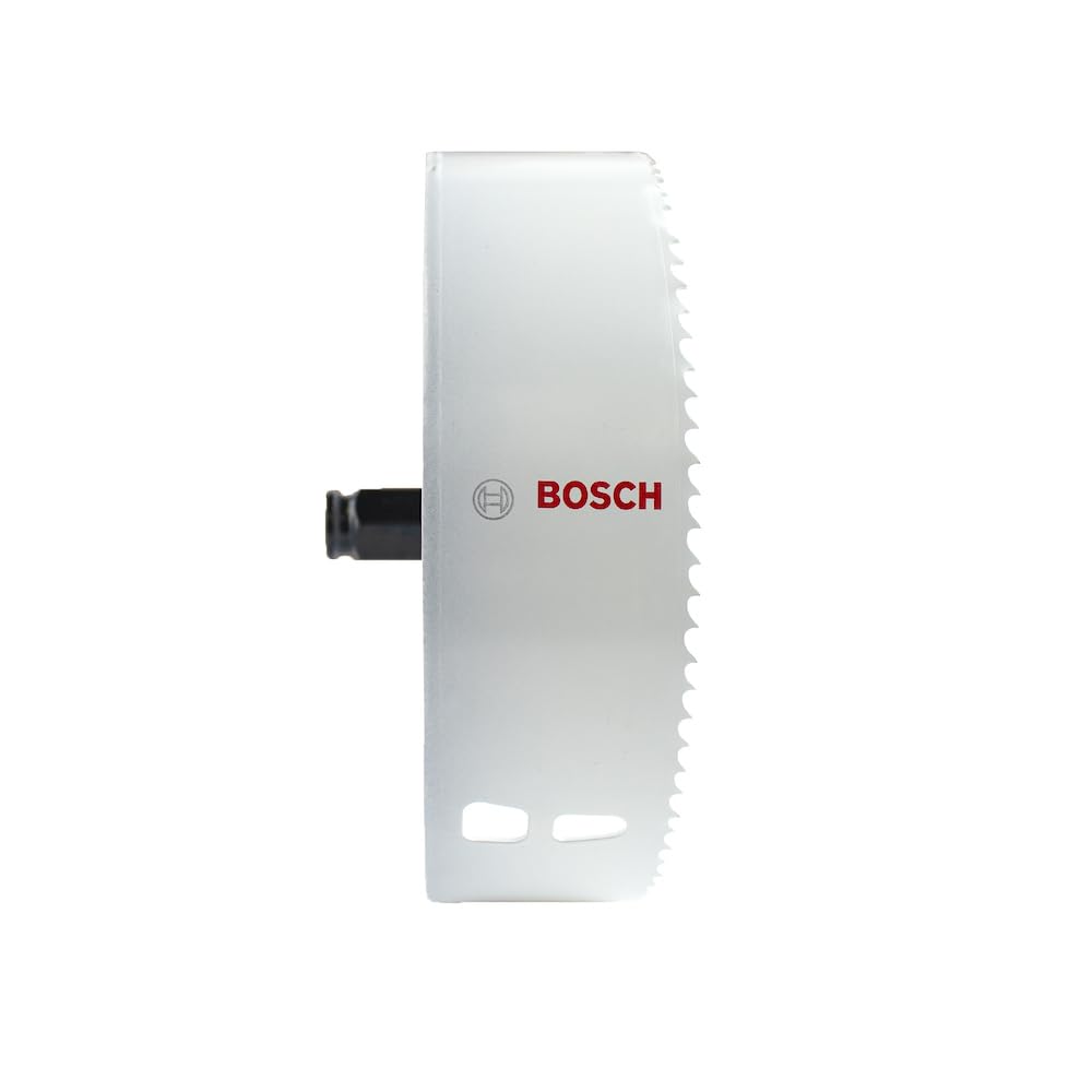 BOSCH Bi-Metal Hole Saw (for Wood and Metals, 8% Cobalt Alloy, Progressive Tooth Design, Ø 177 mm, Accessory Drills)