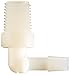 Eldon James L4-4NN Natural Nylon Threaded Elbow, 1/4-18 NPT Thread to 1/4