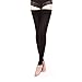 Thigh High Compression Socks (20-30mmHg), Men & Women Sleeves for Running.Best Compression Stockings for Medical, Athletic, Edema, Varicose Veins, Pregnancy, Shin Splints, Nursing.-Black(9L)