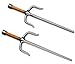 Japanese Round Sai - Chrome Finish - 21.5 inch Length