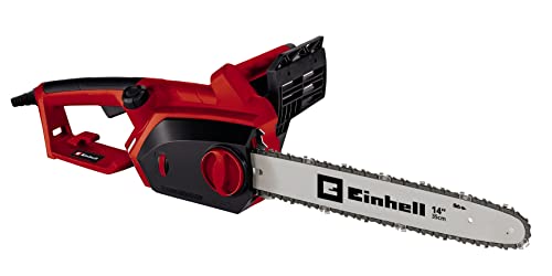Einhell Sega elettrica (230-240 V, 1800 W, asta Oregon 35,6 cm, taglio 32,5 cm, velocità della catena 13,5 m/sec., serbatoio olio a catena da 160 ml, inclusa faretra (protezione della catena)