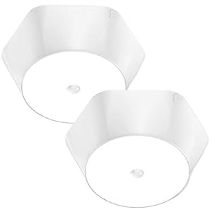 Olafus 2-delige LED-plafondlamp met bewegingsmelder, 800 lm, op batterijen werkende plafondlamp, LED-plafondverlichting…