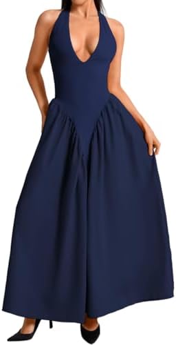 b darlin satin lace up dress in navy B Darlin Juniors' Satin Lace-Up-Back Corset Gown