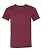 Kennedy Todd 4 Pack Men's Heather Cotton Poly T-Shirt (H Cardinal, H Navy, H Slate, H Forest, Large)