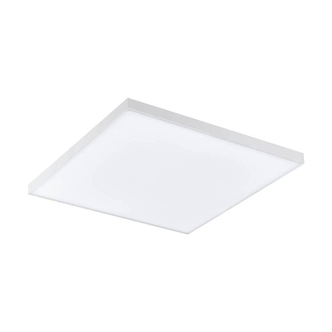 Eglo Flush Ceiling Light Turcona-B, LED Panel Made of Metal with a White Illuminated Surface, Kitchen, Hallway and Living Room lamp, Warm White, 11 inches