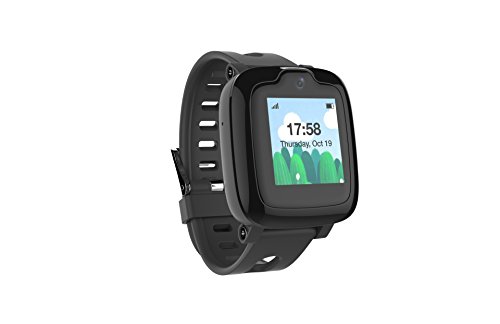 Smart Watch Phone for Kids Ultimate 3G Smartwatch with GPS Tracker Touchscreen Camera Touch SOS Remote Alarm Fitness Trackers Waterproof Cell Phone Watches for Girls Boys by MyFirst Fone Black