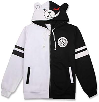 Ayazan Cosplay Danganronpa Monokuma Unisex Hoodie Pullover Costume Sweatshirt Jacket