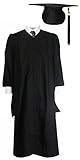 GraduationMall Unisex-adult's Economy Master Graduation Gown Cap Tassel Package