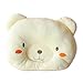 BonAchat New Cute Bear Cotton&Velvet Soft Anti Roll Baby Head Positioner Pillow, Prevent Flat Head Pillow for 3 months~1 year old Baby-Yellow