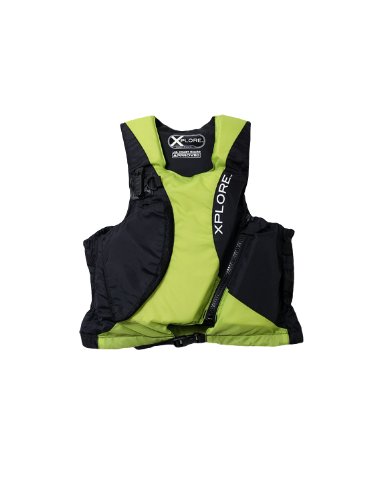 JetPilot Xplore Hydraulic Paddling PFD Vest, USCG Approved (Green, X-Large)