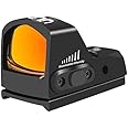 UUQ Mini Reflex Red/Green Dot Sight for Rifles, Pistols and Shotguns 2MOA,7 Brightness Adjustments，Suitable for RMR or 20mm Picatinny Rail