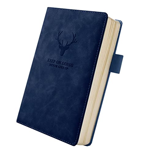 A5 Leather Ruled Notebook Elegant Business Notebook/Notepad, Journal 360 Page with Pen Loop, 180 Sheets of Paper — image 1