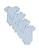 Sweet & Soft Baby Basics Unisex 4-Pack Bodysuits Solid 100% Combed Cotton