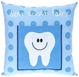 Para niños cojín Ratoncito Pérez con Diente bolsillo para niños (azul): Amazon.es: Bebé