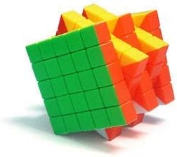 Lakshya India Stickerless Cubes with High Stability for Enhancing Intelligence and Hand Eye Coordination (5x5)